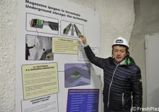 Erlucher showed the underground storage