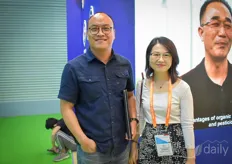 Michael Lee & Jessie Zhu with Planti, specialising in LED solutions. 