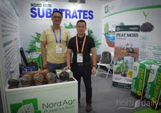 Eric, with Patent International Logistics, visits Nord Agri Substrates.
