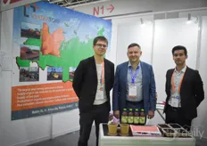 Ivan Desiatkov, Evgenii Suhikh & Hudoinazout Juraev with the joint-stock company Vyatkatorf from Russia, supplying peat. 