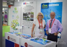 Catherine  Goxe and Jacky Brechet came all the way from Angers in France. There's a lot going on there: the Sival and Vegepolys will be held in 2020 and in the summer of 2022 the International Horticultural Congress IHC will come to Angers as well.