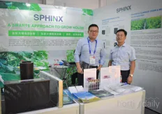 James Zhao with Sphinx, offering air filtration solutions to eliminate odors & mildew.