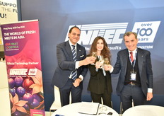 Nour Abdrabbo, Shasa Aylen Lo Russo and Angelo Benedetti (from left to right) / Nour Abdrabbo、Shasa Aylen Lo Russo 和 Angelo Benedetti（从左至右）