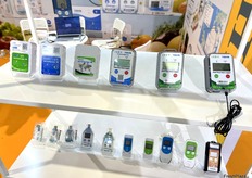 The data logger manufacturer Tzone brings a variety of data logger products on display. / 数据记录仪制造商深圳天圆数码科技有限公司带来了各种数据记录仪产品进行展示。
