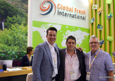 Arie van Helden, Mark Ibanez Edminston 和Robin Johnson代表Global Fresh International // Arie van Helden, Mark Ibanez Edminston and Robin Johnson are representing Global Fresh International
