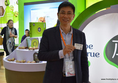 Li Zhi Ming of Tomsung Technology, a producer of packaging solutions // 鲜通尚电子科技有限公司的总经理李智 明，该公司是一家包装解决方案的生产商