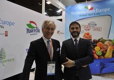 Paolo Bruni (President) and Luca Mari from Centro servizi ortofrutticoli italiano // 意大利蔬菜服务中心的Paolo Bruni (董事长) 和Luca Mari