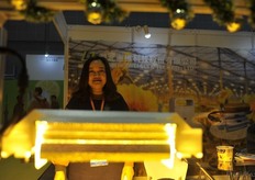 Iris Wang, marketing manager for Huiwei sci&Tech // 湖北惠维科 技股份有限公司的营销经理Iris Wang