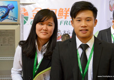 金甸鲜果的副总经理周志坚