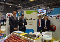 From left to right: Paolo Carissimo, Giacomo Nocentino, Fabio Zanesco and Kevin Au Yeung of Omnifresh. // 从左到右是Omnifresh的Paolo Carissimo, Giacomo Nocentino, Fabio Zanesco和Kevin Au Yeung。