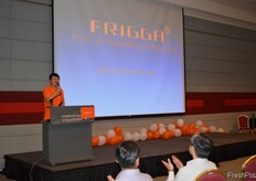 First speech of Ryan from FRIGGA // Ryan在FRIGGA发布会 进行的首个演讲。
