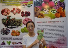 Daisy (Export Department Sales Manager) from Shaanxi HoVo Import & Export Co., Ltd. // Shaanxi HoVo Import & Export Co., Ltd的Daisy (出口部销售经理)。