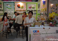 Quan Qin from CCA Packaging Manufacturing Ltd. Specialised in offering different packaging solutions for fresh products worldwide.来自江西三百山果业有限公司的总经理覃全。该公司专注于为全球新鲜产品提供不同的包装解决方案。