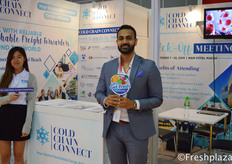 Melvin Xavier from Cold Chain Connect. Cold Chain Connect is a global perishable cargo alliance. Their objective is to bring together partners who have the know-how and expertise in moving perishable cargo under one roof. // 来自Cold Chain Connect的Melvin Xavier。Cold Chain Connect是一个全球易腐货物联盟。他们的目标是将在同一屋檐下搬运易腐货物方面拥有专门知识和专长的合作伙伴聚集在一起。
