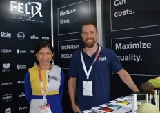 Felix Instruments recently launched a melon quality monitor, this was the first they have brought it to AFL and had great feedback. Ivonne Chica and Scott Trimble.