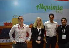 Thomas Castro, Kateryna Marhitych and Martin Cousino from Alquima Fruit were joined on the stand by Bruno Capogreco from Australia.