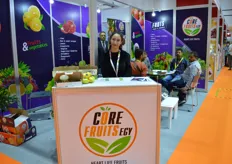 Tanya was on hand at the Core Fruits stand.