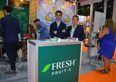 Angel Mompo and Stefan Zayn at Fresh Fruit-X, the company grows, shipa and distributes grapes, citrus and apples to the South East Asian markets.