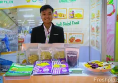 Mekong Fruti Co., Ltd. from Vietnam is specialised in dried and soft dried fruits. Tran Thu Nguyen is the company's Sales Manager.来自越南的 Mekong Fruti Co., Ltd. 专业生产干果和软干果。 Tran Thu Nguyen 是公司的销售经理。