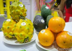 Ecuador's export products, including yellow pitahaya and avocado.厄瓜多尔的出口产品包括黄火龙果和牛油果。