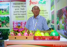 Henry Hong of FreshFruit Vietnam.FreshFruit 越南公司的 Henry Hong。