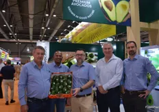 Daryl Boardman, Sam Manujith, Anthony Allen, Lachlan Donovan and Davod Rocha from the Avolution, the company has been very involved in securing avocado exports to India.